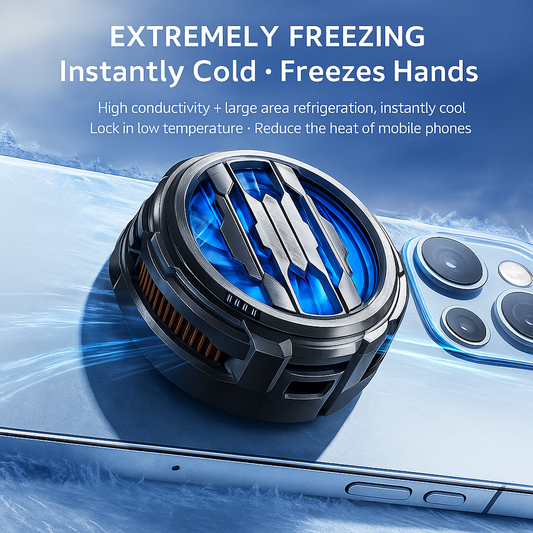 MEMO CX08/CX07 Magnetic Phone Cooler – 15W Semiconductor Fan for Gaming, Videos & Streaming