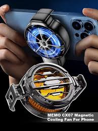 MEMO CX08/CX07 Magnetic Phone Cooler – 15W Semiconductor Fan for Gaming, Videos & Streaming