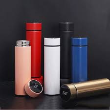 Smart LED Temperature Water Bottle 500ml  | Stainless Steel Hot & Cold Bottles with  LED Temperature Display Vacuum Flask Thermos